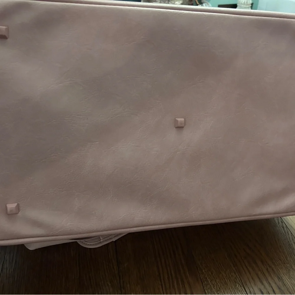 BEIS Blush Pink Convertible Weekender - Picture 12 of 16